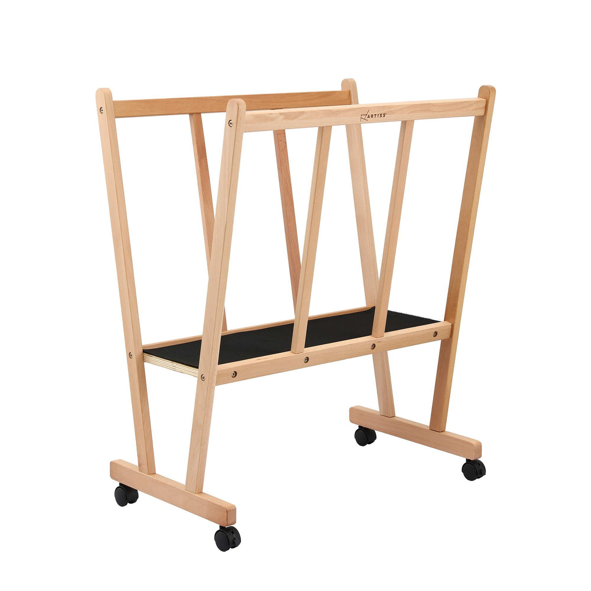 Artiss Art Display Wooden Print Rack with Castors-Canvas Drying &amp; Storage Rack for Panels, Posters, Art Shows &amp; Galleries