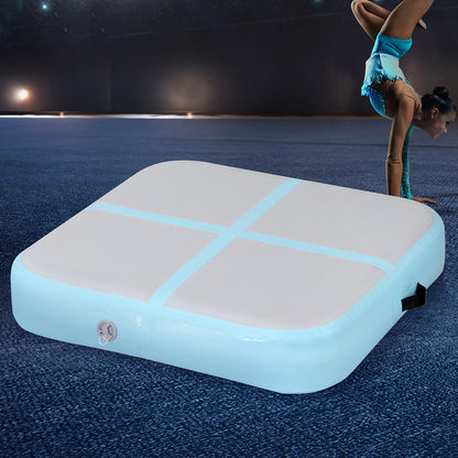 Everfit 1m Air Track Mat Inflatable Gymnastics Tumbling Mat Green-Sports &amp; Fitness &gt; Exercise, Gym &amp; Fitness &gt; Gymnastics-PEROZ Accessories