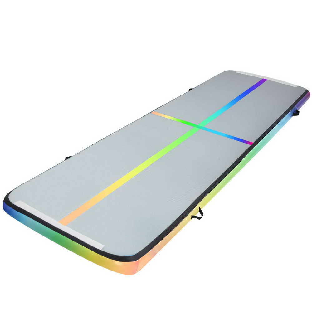 Everfit 4X1M Air Track Inflatable Tumbling Mat Gymnastics Yoga Mat-Sports &amp; Fitness &gt; Exercise, Gym &amp; Fitness &gt; Gymnastics-PEROZ Accessories