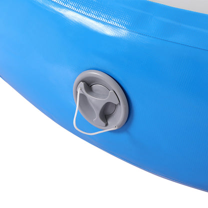 Everfit 1m Air Track Spot Inflatable Gymnastics Tumbling Mat Round Blue-Sports &amp; Fitness &gt; Exercise, Gym &amp; Fitness &gt; Gymnastics-PEROZ Accessories
