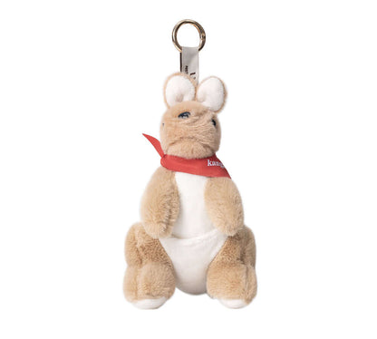 AUSTRALIAN SHEPHERD® Cute Scarfed Plush Kangaroo Keyrings-PEROZ Accessories