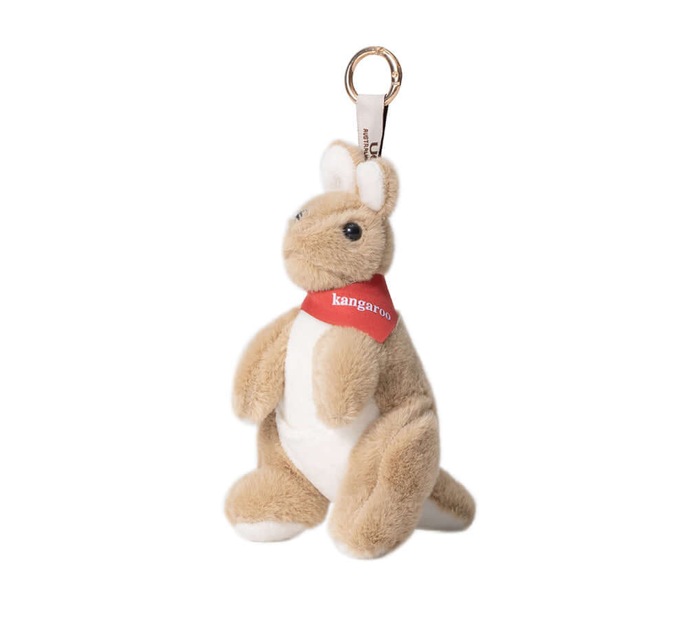 AUSTRALIAN SHEPHERD® Cute Scarfed Plush Kangaroo Keyrings-PEROZ Accessories