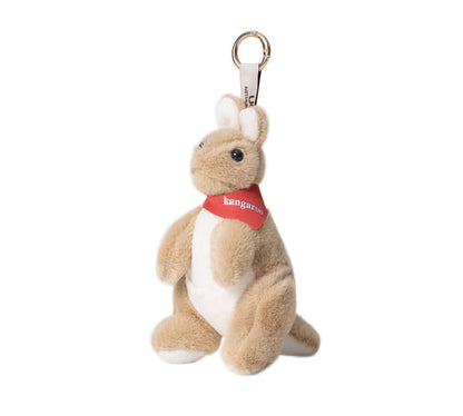 AUSTRALIAN SHEPHERD® Cute Scarfed Plush Kangaroo Keyrings-PEROZ Accessories