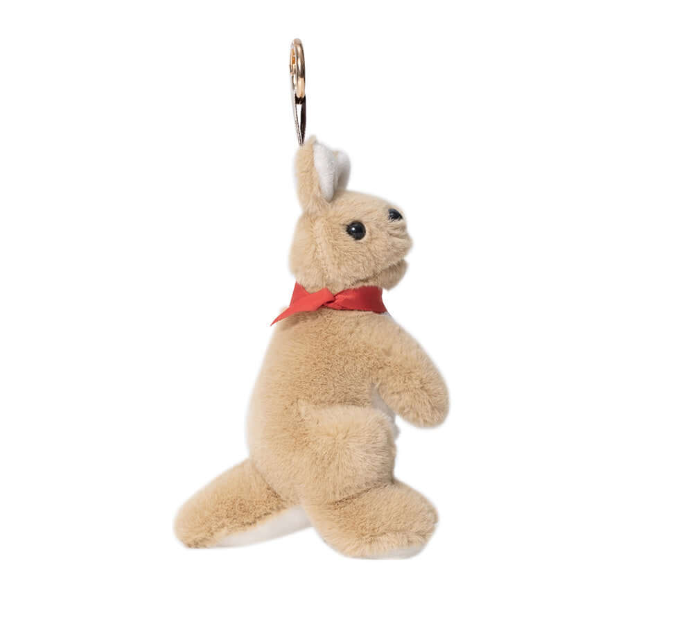 AUSTRALIAN SHEPHERD® Cute Scarfed Plush Kangaroo Keyrings-PEROZ Accessories