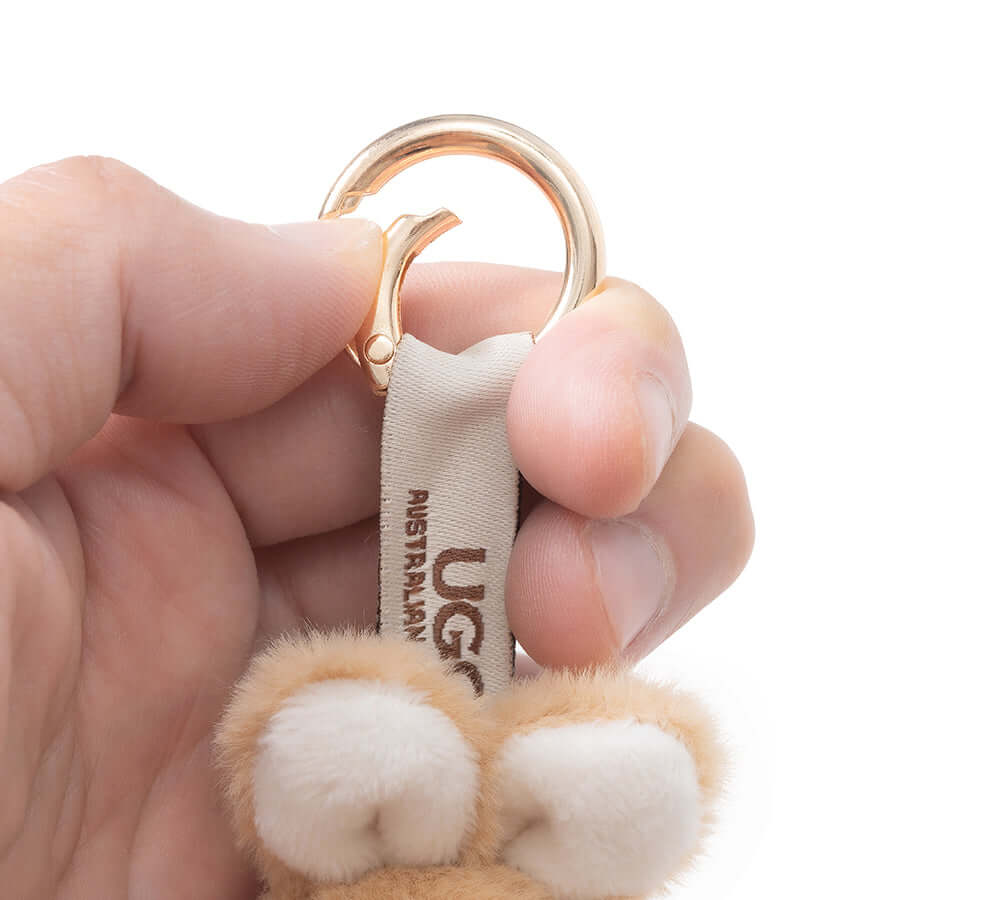 AUSTRALIAN SHEPHERD® Cute Scarfed Plush Kangaroo Keyrings-PEROZ Accessories