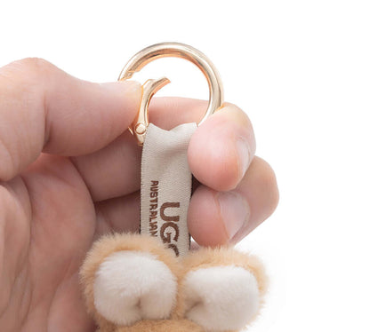 AUSTRALIAN SHEPHERD® Cute Scarfed Plush Kangaroo Keyrings-PEROZ Accessories