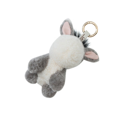 AUSTRALIAN SHEPHERD Fluffy Plush Donkey Companion Moofy Keyring-keyring-PEROZ Accessories