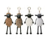 AUSTRALIAN SHEPHERD® Fluffy Sheepskin Wool Sheep Keyrings-PEROZ Accessories