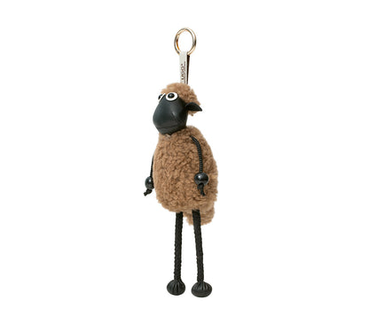 AUSTRALIAN SHEPHERD® Fluffy Sheepskin Wool Sheep Keyrings-PEROZ Accessories