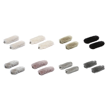 AUSTRALIAN SHEPHERD Slippers Removable Elastic Metal Connection Plush Shearling Strap-Shoes band-PEROZ Accessories