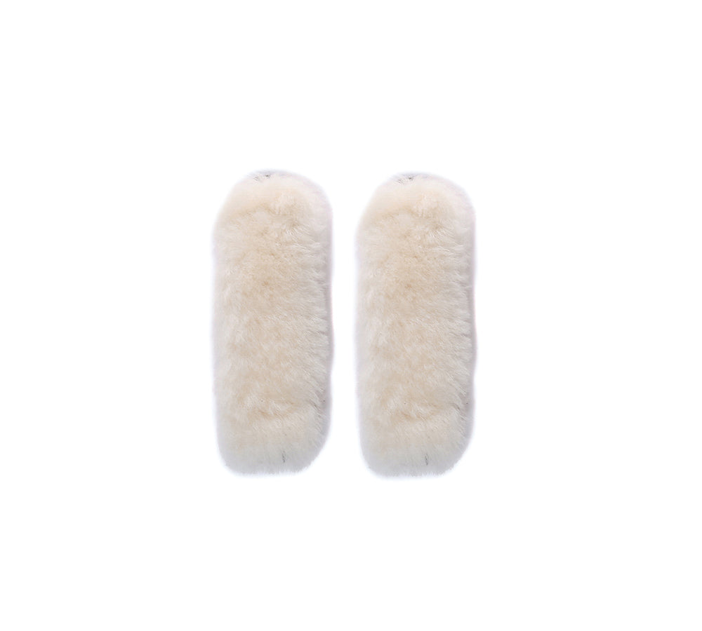 AUSTRALIAN SHEPHERD Slippers Removable Elastic Metal Connection Plush Shearling Strap-Shoes band-PEROZ Accessories