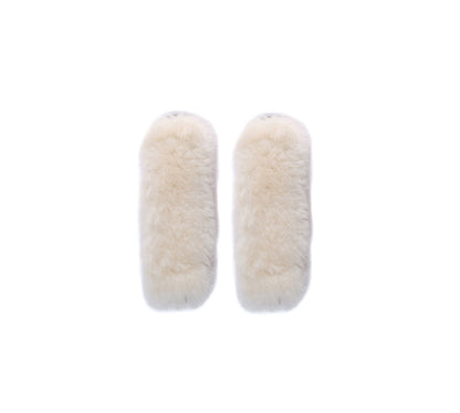 AUSTRALIAN SHEPHERD Slippers Removable Elastic Metal Connection Plush Shearling Strap-Shoes band-PEROZ Accessories