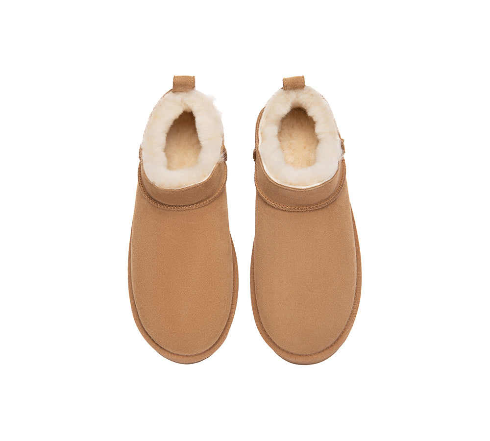 AUSTRALIAN SHEPHERD UGG Boots Sheepskin Wool Low Cut Ankle Lune-UGG Boots-PEROZ Accessories