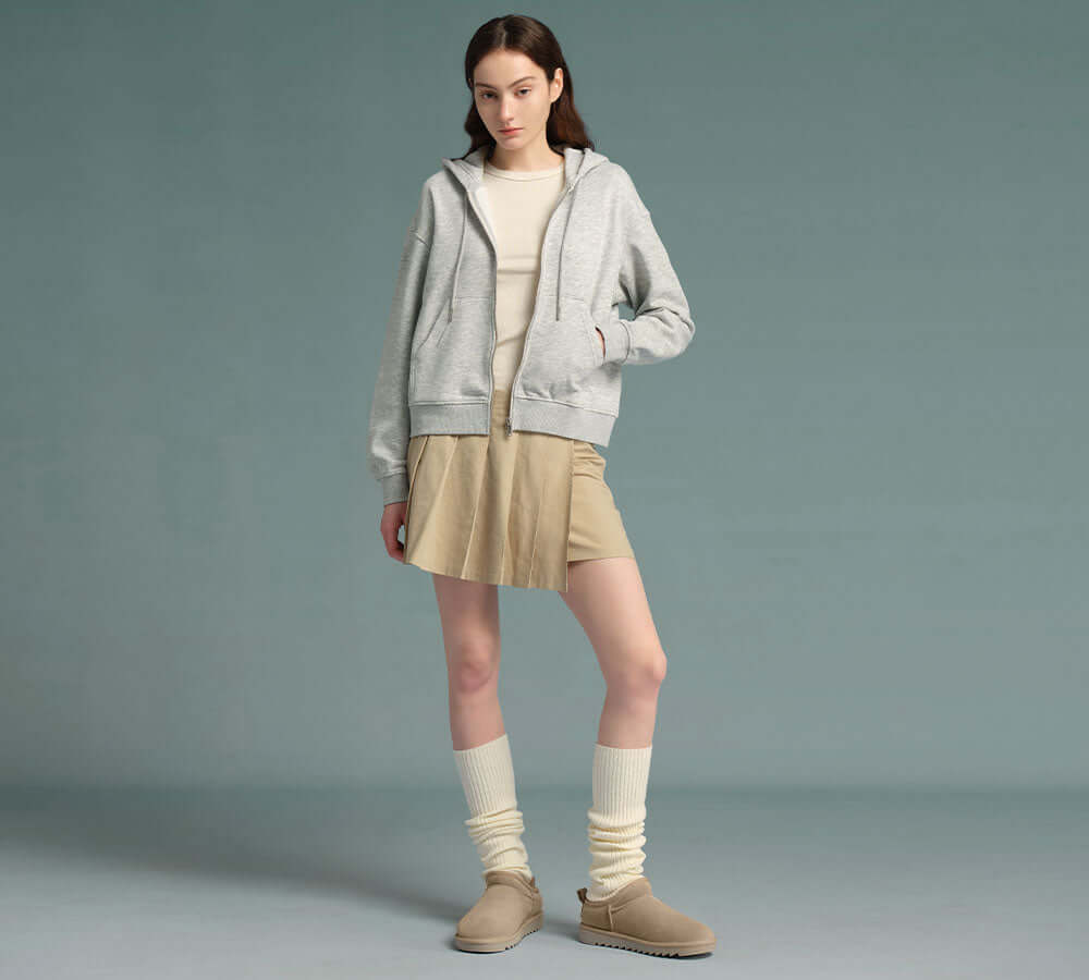 AUSTRALIAN SHEPHERD® UGG Boots Sheepskin Wool Low Cut Ankle Mini Classic Nano-PEROZ Accessories