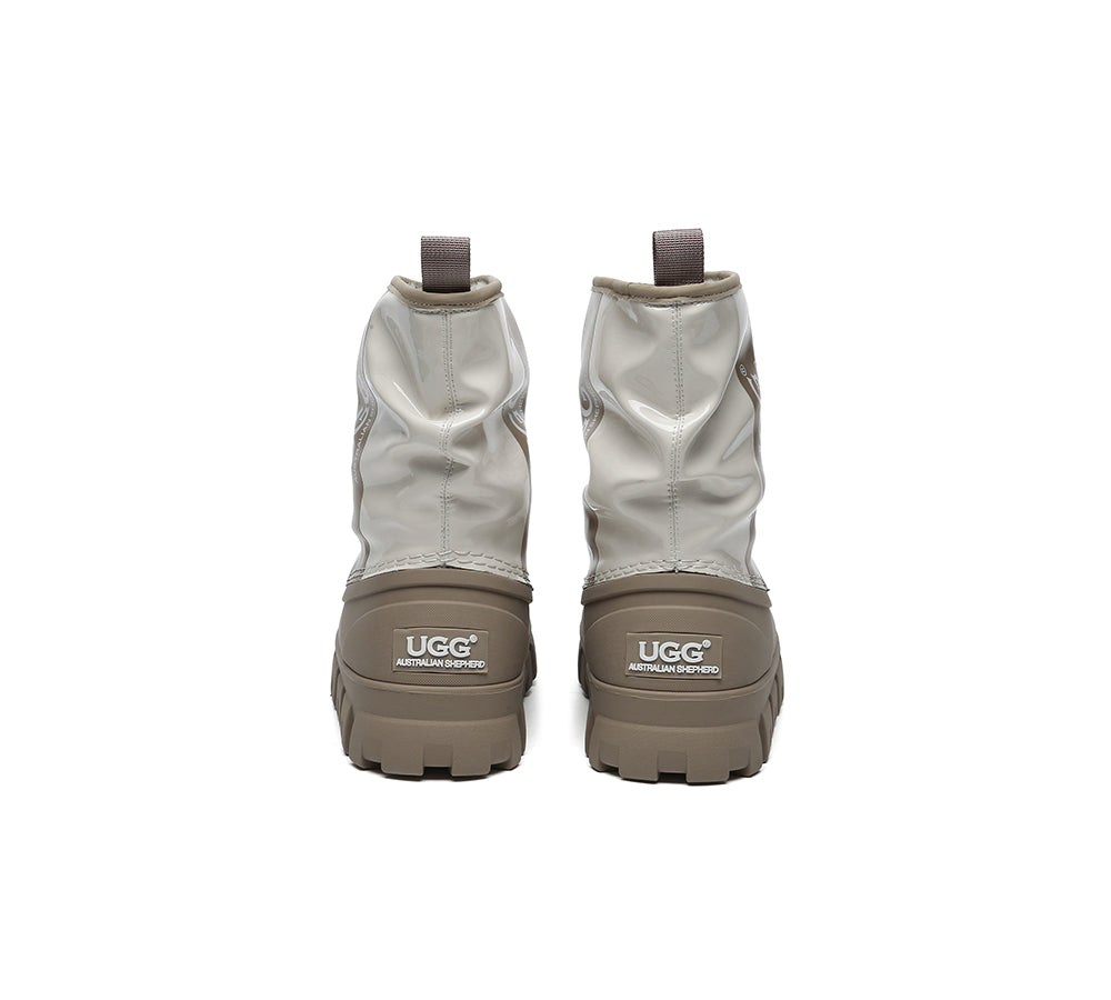 AUSTRALIAN SHEPHERD® UGG Boots Women Sheepskin Wool Waterproof Chunky Wren-PEROZ Accessories