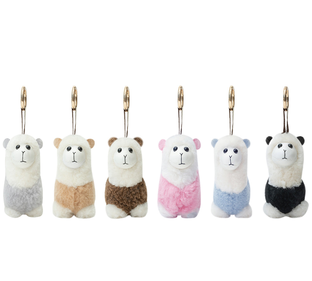 AUSTRALIAN SHEPHERD UGG Keychain Fluffy Alpaca MooMoo-keyring-PEROZ Accessories