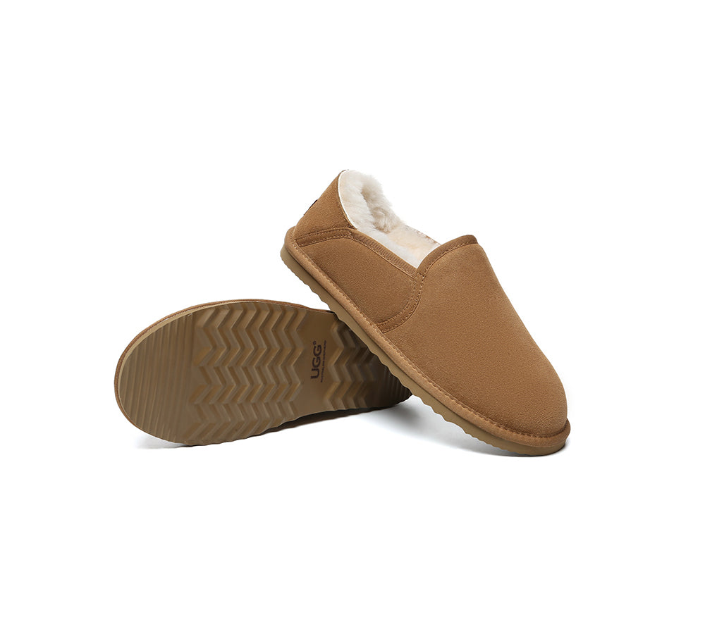 AUSTRALIAN SHEPHERD® UGG Slippers Men Sheepskin Wool Ankle Barn-PEROZ Accessories