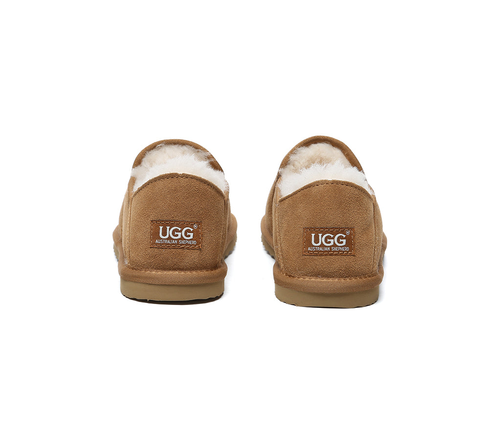 AUSTRALIAN SHEPHERD® UGG Slippers Men Sheepskin Wool Ankle Barn-PEROZ Accessories