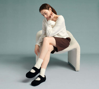 AUSTRALIAN SHEPHERD® UGG Slippers Sheepskin Wool Adjustable Strap Mary Jane Millie-PEROZ Accessories