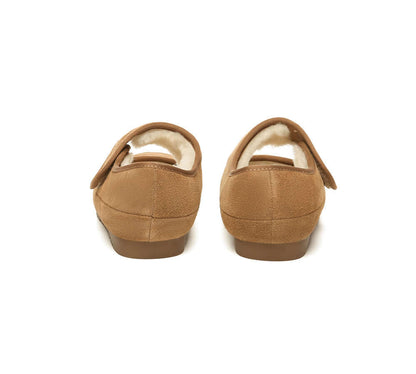 AUSTRALIAN SHEPHERD® UGG Slippers Sheepskin Wool Adjustable Strap Mary Jane Millie-PEROZ Accessories