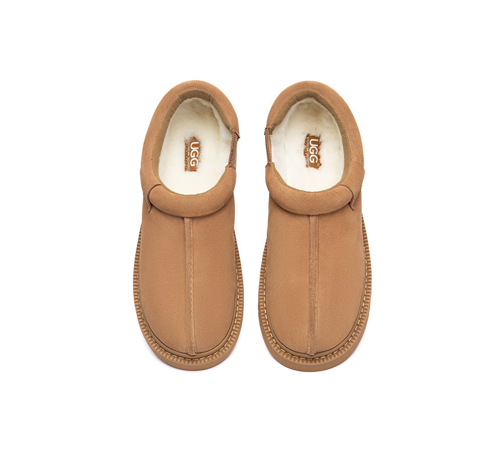 AUSTRALIAN SHEPHERD UGG Slippers Sheepskin Wool Ankle Axton-UGG Slippers-PEROZ Accessories