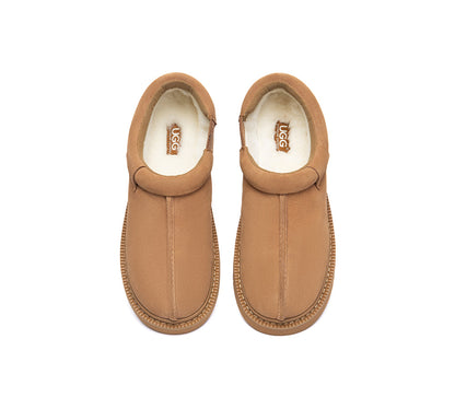 AUSTRALIAN SHEPHERD UGG Slippers Sheepskin Wool Ankle Axton-UGG Slippers-PEROZ Accessories