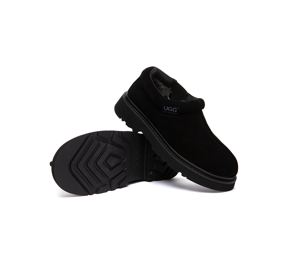 AUSTRALIAN SHEPHERD UGG Slippers Sheepskin Wool Ankle Axton-UGG Slippers-PEROZ Accessories