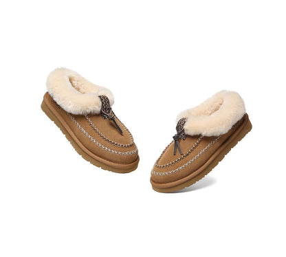 AUSTRALIAN SHEPHERD® UGG Slippers Sheepskin Wool Ankle Casual Draco Moccasins-PEROZ Accessories