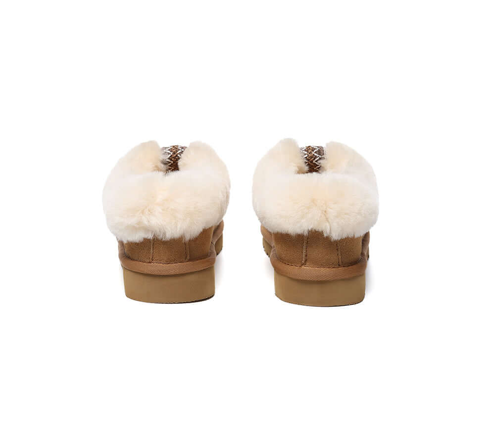 AUSTRALIAN SHEPHERD® UGG Slippers Sheepskin Wool Ankle Casual Draco Moccasins-PEROZ Accessories