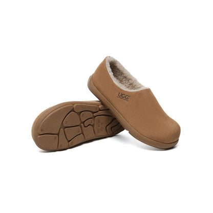 AUSTRALIAN SHEPHERD® UGG Slippers Sheepskin Wool Ankle Clog Brett-PEROZ Accessories