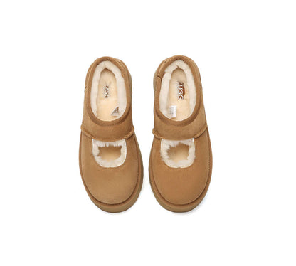 AUSTRALIAN SHEPHERD® UGG Slippers Sheepskin Wool Ankle Platform Carmella-PEROZ Accessories