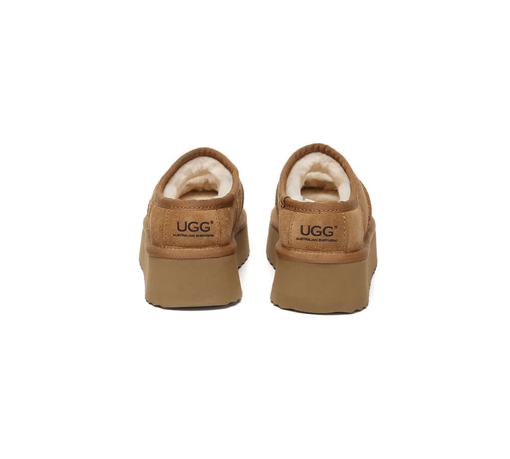 AUSTRALIAN SHEPHERD® UGG Slippers Sheepskin Wool Ankle Platform Carmella-PEROZ Accessories