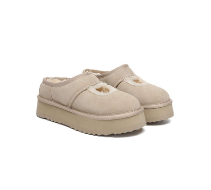 AUSTRALIAN SHEPHERD® UGG Slippers Sheepskin Wool Ankle Platform Carmella-PEROZ Accessories