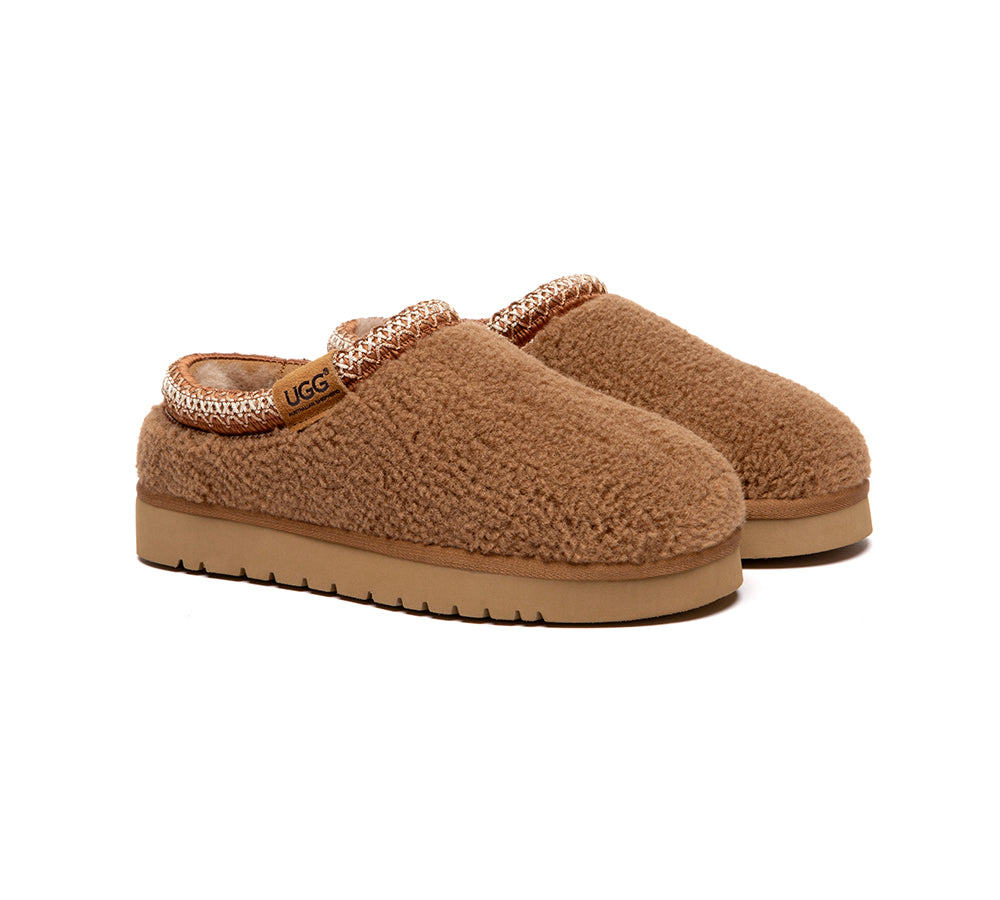 AUSTRALIAN SHEPHERD UGG Slippers Sheepskin Wool Ankle Tayla-UGG Slippers-PEROZ Accessories