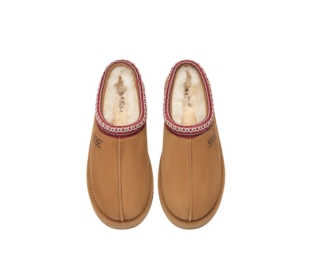 AUSTRALIAN SHEPHERD UGG Slippers Sheepskin Wool Ankle Tazzy Tay-UGG Slippers-PEROZ Accessories