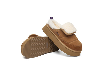 AUSTRALIAN SHEPHERD® UGG Slippers Sheepskin Wool Platform Theia-PEROZ Accessories