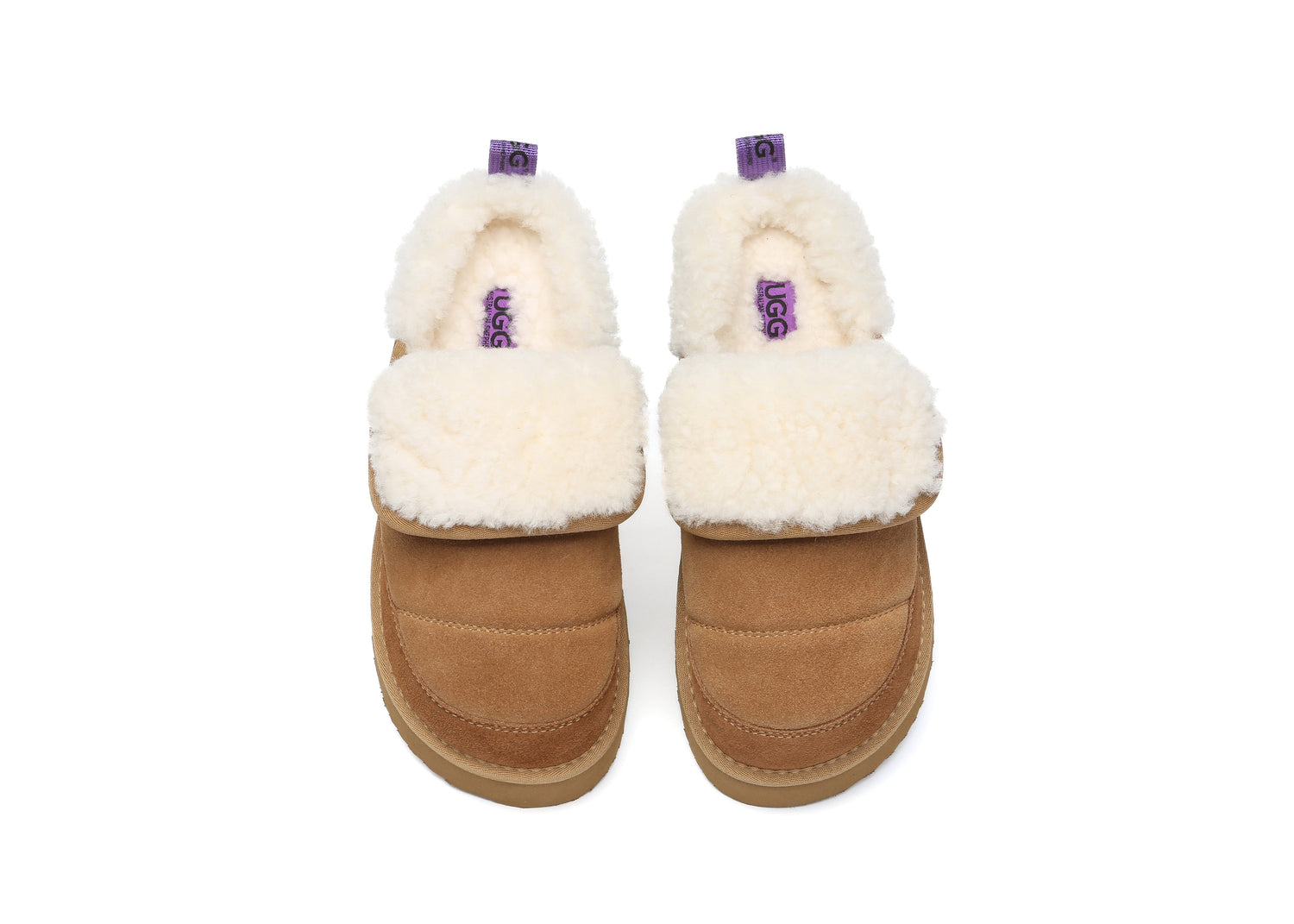 AUSTRALIAN SHEPHERD® UGG Slippers Sheepskin Wool Platform Theia-PEROZ Accessories