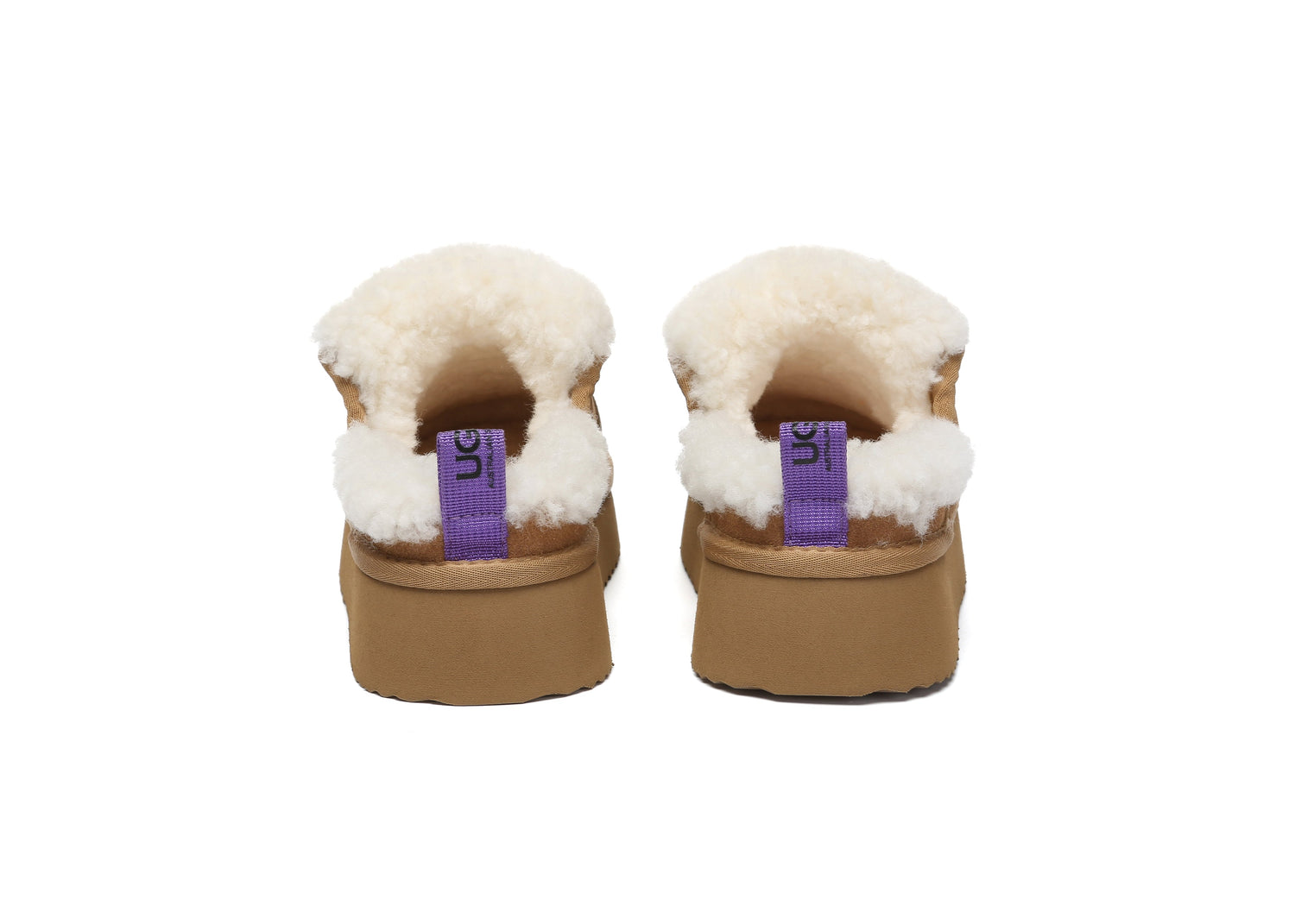AUSTRALIAN SHEPHERD® UGG Slippers Sheepskin Wool Platform Theia-PEROZ Accessories