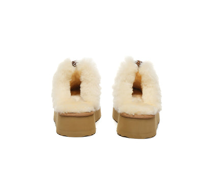 AUSTRALIAN SHEPHERD® UGG Slippers Women Sheepskin Wool Platform Sammy-PEROZ Accessories