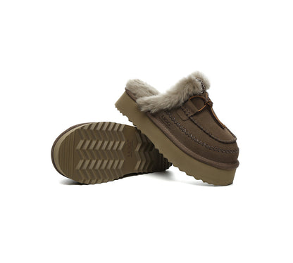 AUSTRALIAN SHEPHERD® UGG Slippers Women Sheepskin Wool Platform Sammy-PEROZ Accessories