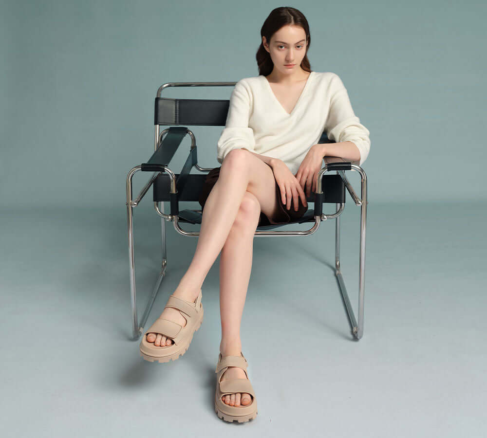 AUSTRALIAN SHEPHERD® Women Adjustable Strap Slingback Chunky Platform Sandals Beatia-PEROZ Accessories