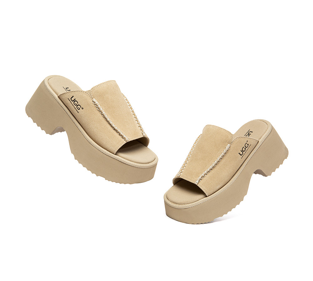 AUSTRALIAN SHEPHERD Women Chunky Platform Sandals Haive-Sandals-PEROZ Accessories