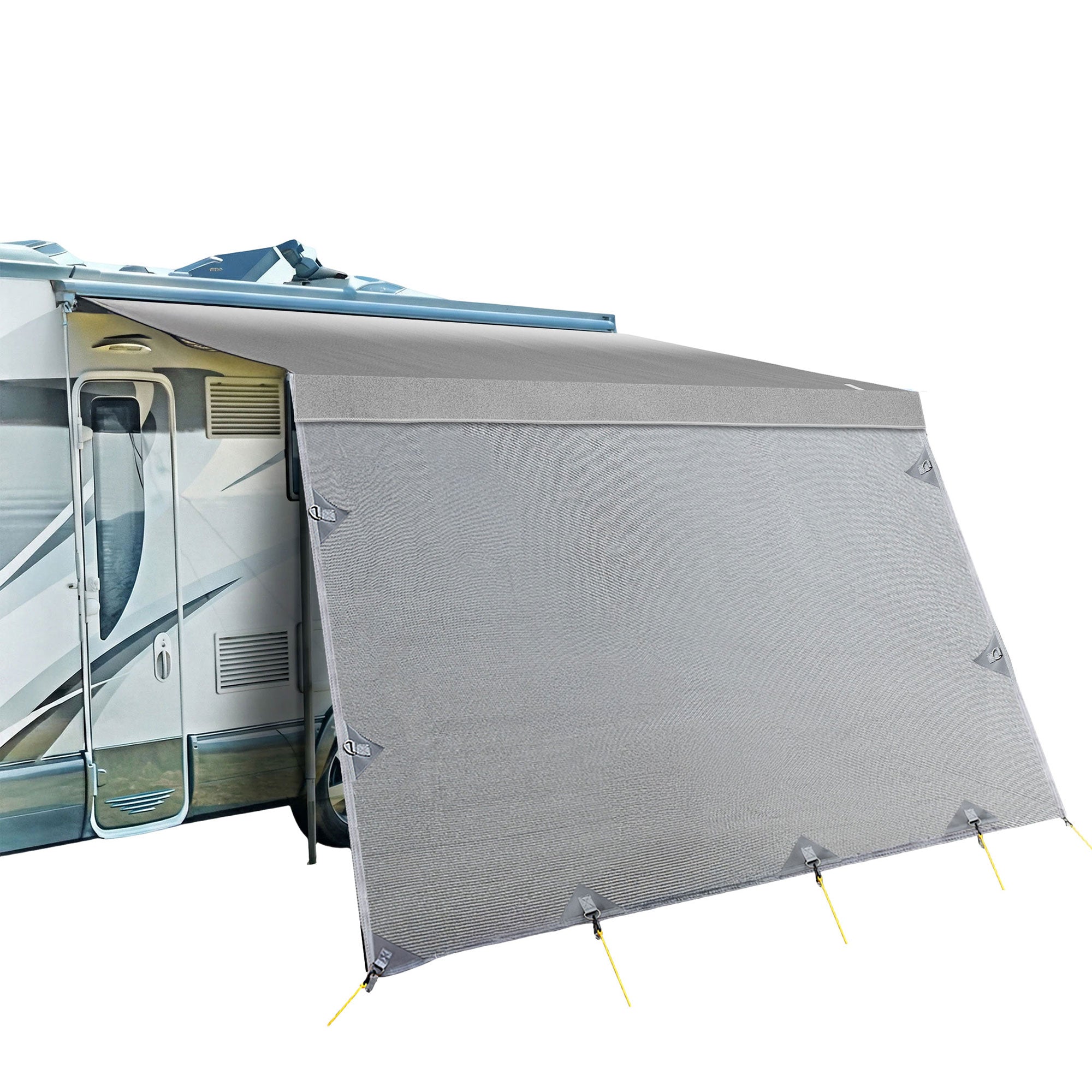 Weisshorn 18ft Caravan Awning Fabric &amp; Privacy Screen RV Roll Out Sun Shade 5.2M-Outdoor Recreation > Camping > Caravan Accessories-PEROZ Accessories