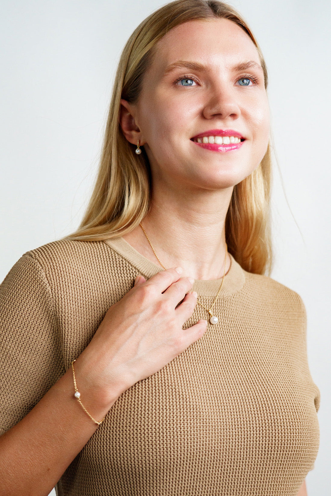 ADAGIO EFFORTLESS GLOW PEARL PENDANT GOLD-PEROZ Accessories