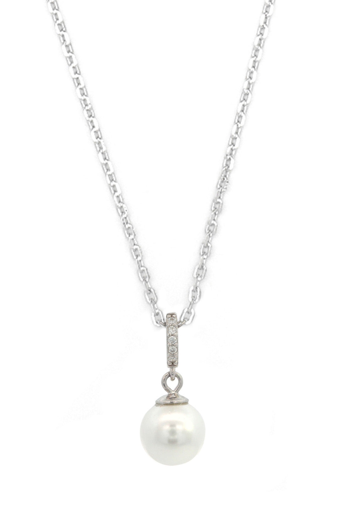 ADAGIO EFFORTLESS GLOW PEARL PENDANT SILVER-PEROZ Accessories