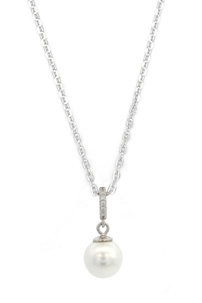 ADAGIO EFFORTLESS GLOW PEARL PENDANT SILVER-PEROZ Accessories