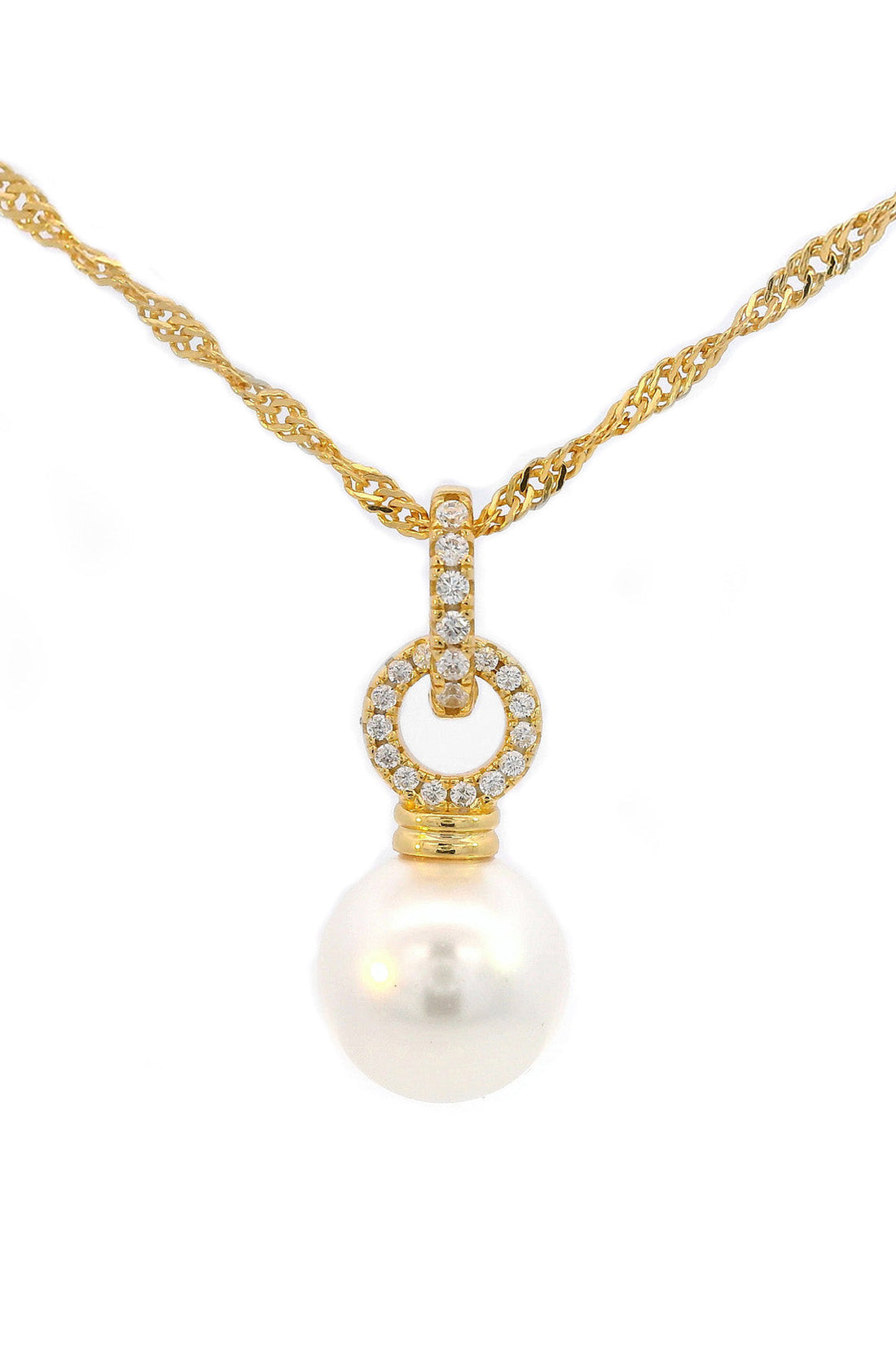 ADAGIO PEARL DUO PENDANT GOLD-PEROZ Accessories