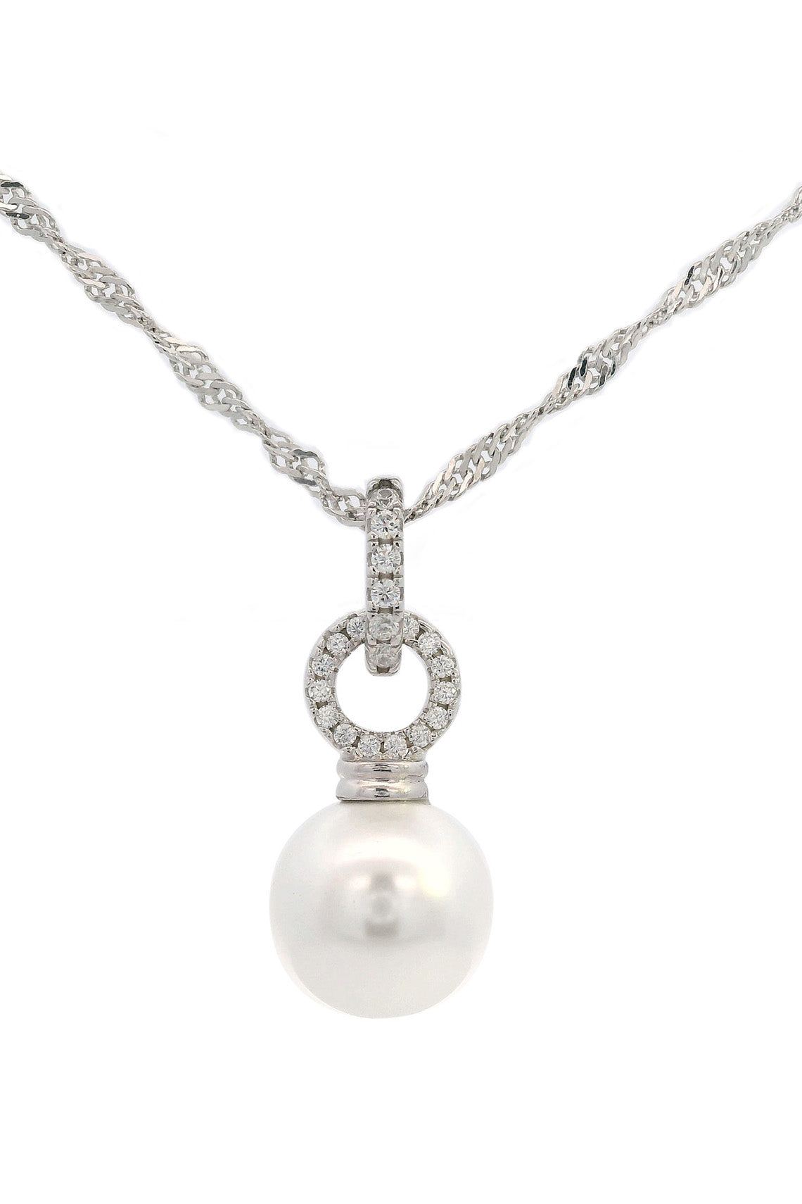 ADAGIO PEARL DUO PENDANT SILVER-PEROZ Accessories