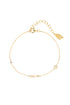 ADAGIO TOUCH OF SPARKLE PEARL BRACELET GOLD 15CM + 4CM-PEROZ Accessories