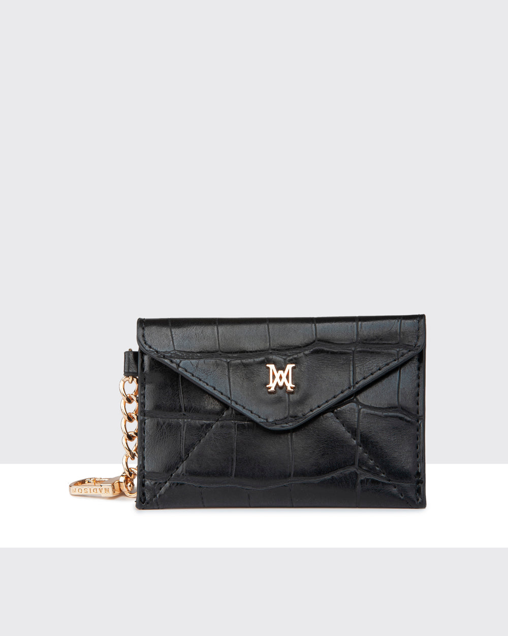 Amber Envelope Card Case With Chain Clip-Wallets-PEROZ Accessories